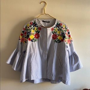 ZARA Embroidered Jacket
